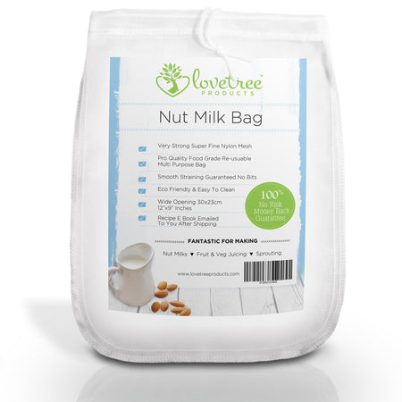 Nut Milk Bag size 10x12 inches, Multipurpose Strainer