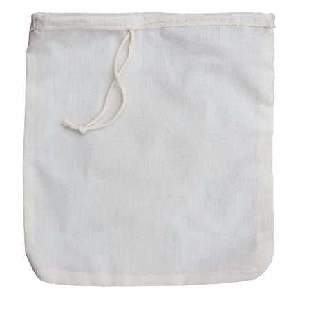 Organic Cotton  Nut Milk Bag Size 12 x 12 inches