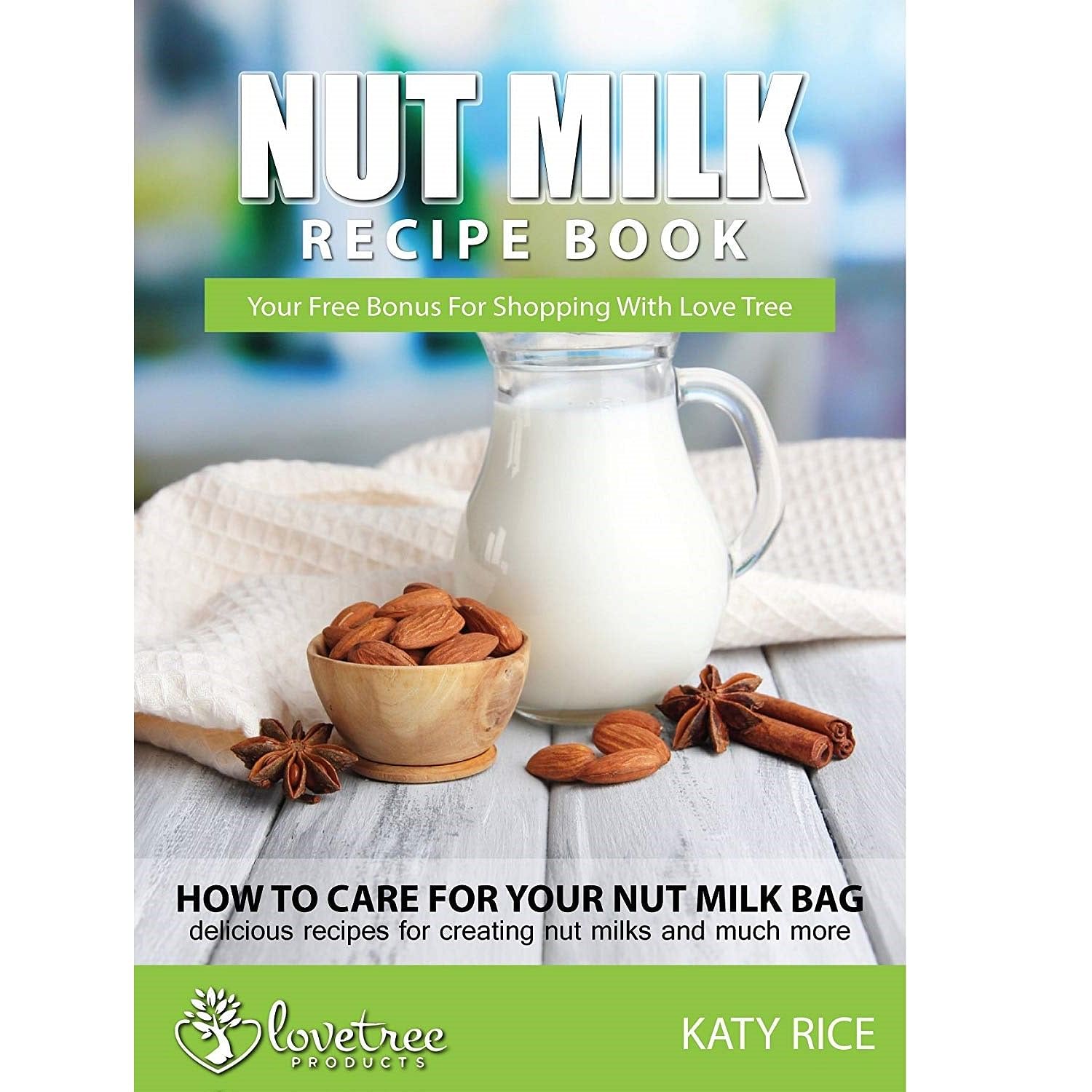 Nut Milk Bag (2 pack) Reusable Fine Nylon Mesh Bags